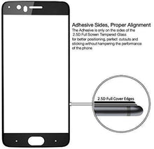 OnePlus 5 Tempered Glass,Premium Series 2.5D Full Screen Guard for One Plus 5 Midnight Black Colour with LED Hole,Case Friendly Design by Mobi Armor - NEIGHBOUR JOY