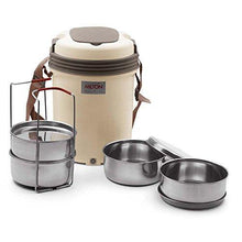 Milton Electron Plastic 4 Tiffin, 300 ml, Cream