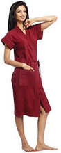 FeelBlue Cotton Bathrobe (Maroon)-Free Size - NEIGHBOUR JOY