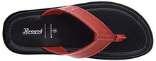 Paragon Men's Leather Casual Slipper (Size: 10, Red) - NEIGHBOUR JOY
