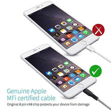 Mivi 1m Apple MFi Certified Nylon Braided Original Mivi Tough Lightning Cable for iPhone, iPad and iPod, Super fast charging up to 2.4Amps (Black)