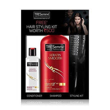 TRESemme Free Hair Styling Kit Worth Rs.500 with Keratin Smooth Shampoo, 580ml and Conditioner, 85ml