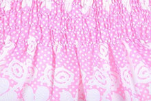 Kuchipoo Baby Girls' A Line Dress (KUC-FRK-155--6-12 Months, Pink & White, 6-12 Months) - NEIGHBOUR JOY