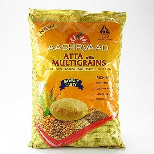 Aashirvaad Atta Multigrains, 5 kg - NEIGHBOUR JOY