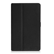 IndiSmack PU Leather Flip Folio Case Cover cum Stand for Lenovo Tab3 7 Essential Only- Black - NEIGHBOUR JOY