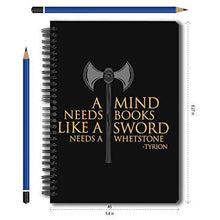 Redwolf Official "Game Of Thrones " - Mind Need Books - Notebook , licensed by HBO (Home Of Box Office) , USA - NEIGHBOUR JOY