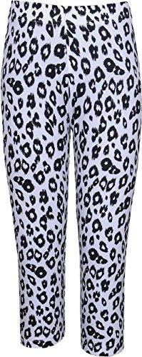 Bio Kid Girls Leggings (Ysh-1051-158 -Black & White -12-13 Years) - NEIGHBOUR JOY