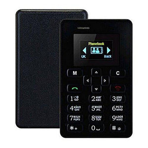 Captcha M5 Mini Card Cell Phones Ultra Thin Lightest, Lowest Radiation Slim Credit Card Size GSM Mobile Phone