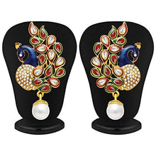 Sukkhi Gold Plated Multi Strand Necklace With Drop Earring For Women