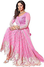 Sky Global Women's Pink Georgette Anarkali Semi-stitched Salwar Suit Dress Material (Dress_167_FreeSize_Pink) - NEIGHBOUR JOY