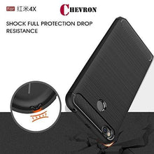 Chevron Xiaomi Redmi 4 [May 2017 Launch] Back Cover Case, Heavy Duty Shock Proof TPU Case for Mi Redmi 4 Mobile Premium Protection, Metallic Black by Chevron - NEIGHBOUR JOY