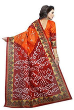 sarees for women(Women's Clothing Bandhani party wear designer Saree For Women Latest Design Wear Sarees New Collection in Bhagalpuri Cotton Silk Material With Designer fancy Beautiful Saree For Women Party Wear Offer Designer Sarees With Blouse Piece) - NEIGHBOUR JOY