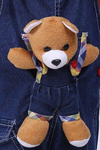 Kuchipoo Baby Boys Dungaree Set (KUC-DUN-122, Blue & Red, 0.6-1 Years) - NEIGHBOUR JOY