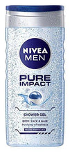 Nivea Pure Impact Shower Gel for Men, 250ml