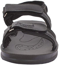 Paragon Men's Black PU Sandals (10) - NEIGHBOUR JOY