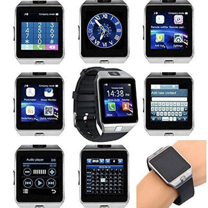 Captcha Touch Screen Bluetooth Smart Watch With Sim Card Slot Watch Phone Remote Camera Compatible with Oppo Neo 7 4G (Gold/Silver) - NEIGHBOUR JOY