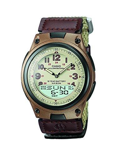 Casio Youth Analog-Digital Beige Dial Men's Watch - AW-80V-5BVDF (AD125) - NEIGHBOUR JOY