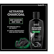 Healthvit Activated Charcoal Deep Cleansing Bodywash, 200ml