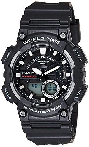 Casio Youth-Combination Analog-Digital Black Dial Men's Watch - AEQ-110W-1AVDF(AD207) - NEIGHBOUR JOY