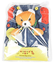 Kuchipoo Baby Boys Dungaree Set (KUC-DUN-122, Blue & Red, 0.6-1 Years) - NEIGHBOUR JOY