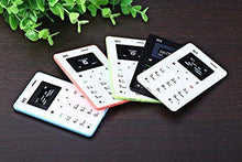 Padraig M5 Mini Card Cell Phones Ultra Thin (CREDIT CARD SIZE) (Blue)