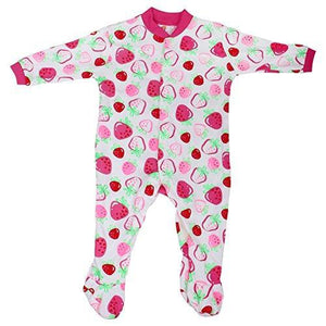 Baby Grow Minni Berry Long Sleeve Cotton Sleep Suit Romper Set of 3 For Girls (3-6M) - NEIGHBOUR JOY