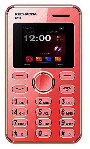 Kechaoda K116 Credit card size Mobile Phone (red color)