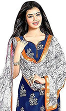 Dresses for women party wear Designer new top Dress Material Today offer in Low Price Sale Blue Color Cotton Fabric Free Size Unstitched Salwar Suit - NEIGHBOUR JOY