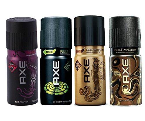 Axe Provoke, Pulse, Dark, Gold Deodorant, 150ml (SET OF 4)