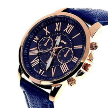 Geneva Platinum analogue blue Dial Women's Watch - NEIGHBOUR JOY