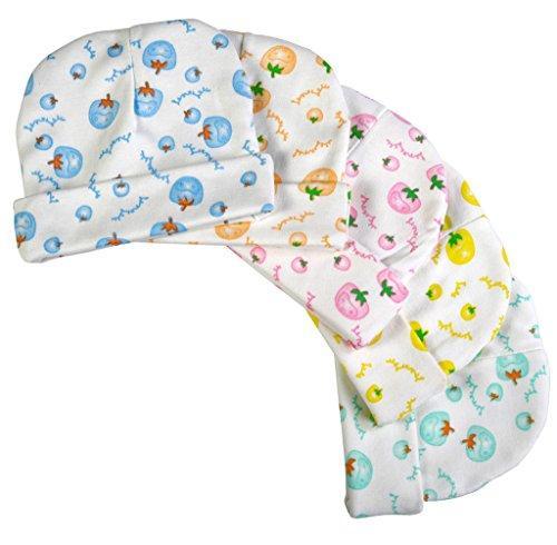 Brim Hugs And Cuddles Printed Cotton Caps for Baby Boys and Girls(Pack of 5) - NEIGHBOUR JOY