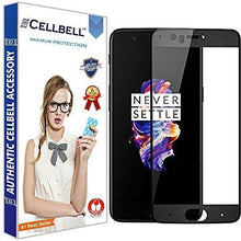 CELLBELL® OnePlus 5 - full covered(BLACK) 9H Premium Tempered glass screen protector with FREE Installation Kit - NEIGHBOUR JOY