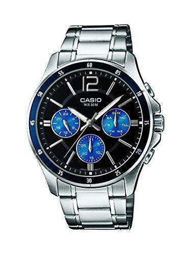 Casio Enticer Analog Black Dial Men's Watch - MTP-1374D-2AVDF(A950) - NEIGHBOUR JOY