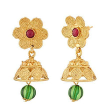 Reeva Gold Plated Multi-Strand Necklace With Earrings Set For Women - NEIGHBOUR JOY