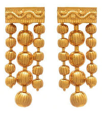 Jfl - Jewellery For Less One Gram Gold Plated Multi Strands Round Gold Bead Necklace With Earrings Set For Women & Girls - NEIGHBOUR JOY