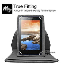 Hello Zone Exclusive 360° Rotating 7" Inch Flip Case Cover Book Cover for Micromax Canvas Tab P701 -Black - NEIGHBOUR JOY