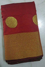 Perfectblue Cotton Silk Saree (Pbred Goli_Red) - NEIGHBOUR JOY