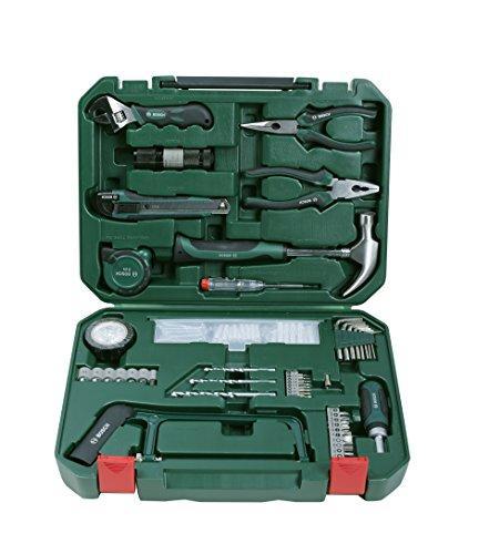 Bosch All-in-One  Metal 108 Piece Hand Tool Kit (Silver, Black and Green) - NEIGHBOUR JOY