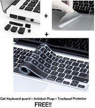 MOCA' Hard Shell Skin Cover Case For Apple MacBook Air 13" 13.3" inch A1369 , A1466 With 3 SAViOUR Accessories (Orange)