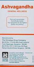 Himalaya Ashvagandha General Wellness Tablets - 60 Tablet