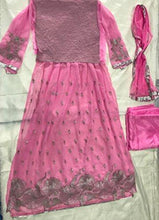 Sky Global Women's Pink Georgette Anarkali Semi-stitched Salwar Suit Dress Material (Dress_167_FreeSize_Pink) - NEIGHBOUR JOY