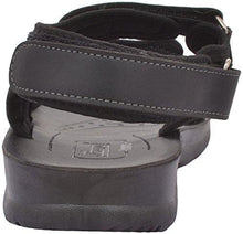 Paragon Men's Black PU Sandals (10) - NEIGHBOUR JOY