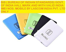 AIEK LASCOM INDIA AIEK ULTRA SLIM CREDIT CARD SIZE PHONE OF BIS GOVERNMENT