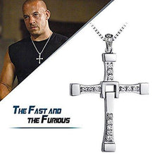 Fast And Furious Vin Diesel Inspired Cross Shaped Silver 18K White Gold Plated Austrian Crystal Elegant Trendy Style Beautiful Pendant For Men by Caratcube (CTC - 0078) - NEIGHBOUR JOY