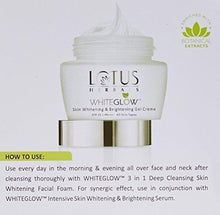 Lotus Herbals Whiteglow Skin Whitening and Brightening Gel Creme, 60g (Set of 2)