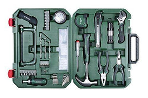 Bosch All-in-One  Metal 108 Piece Hand Tool Kit (Silver, Black and Green) - NEIGHBOUR JOY