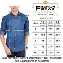 Fashion Freak Denim Shirt For Men (Jean Shirt) (DS003) (XXL - 42) - NEIGHBOUR JOY