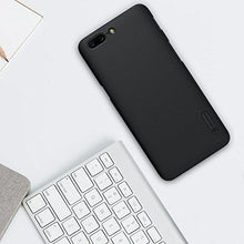 Nillkin Oneplus 5 Case Nillkin Frosted Shield Matte Plastic Slim Fit Case Cover Shell (with Screen protector film) (Frosted) (Black) - NEIGHBOUR JOY
