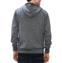 AWG Men's Black Melange Grindle Hoodie Sweatshirt with Zip - NEIGHBOUR JOY