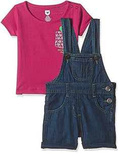 612 League Baby Girls' Clothing Set (ILW17I75004_Blue_18-24 months) - NEIGHBOUR JOY